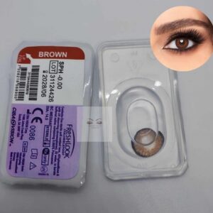 Contact lens brown