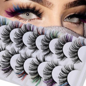 colored eyelash