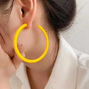 yellow earring