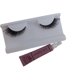 lash with glue
